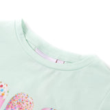 Vidaxl børneshirt 116 Let Mint