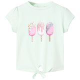 Vidaxl børneshirt 140 let mynte