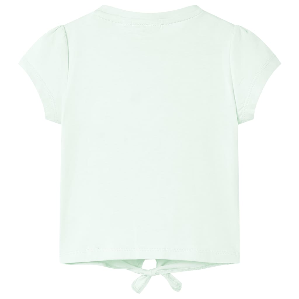 Vidaxl børneshirt 140 let mynte