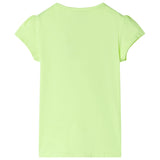 Vidaxl børneshirt 92 Neongeel
