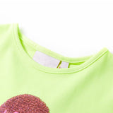Vidaxl børneshirt 128 Neongeel