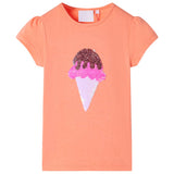 Vidaxl Kinderhemd 92 Neonoranje