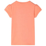Vidaxl børneshirt 128 Neonoranje