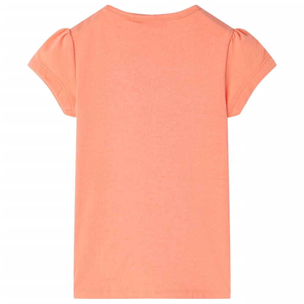 Vidaxl børneshirt 140 Neonoranje