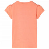Vidaxl børneshirt 140 Neonoranje