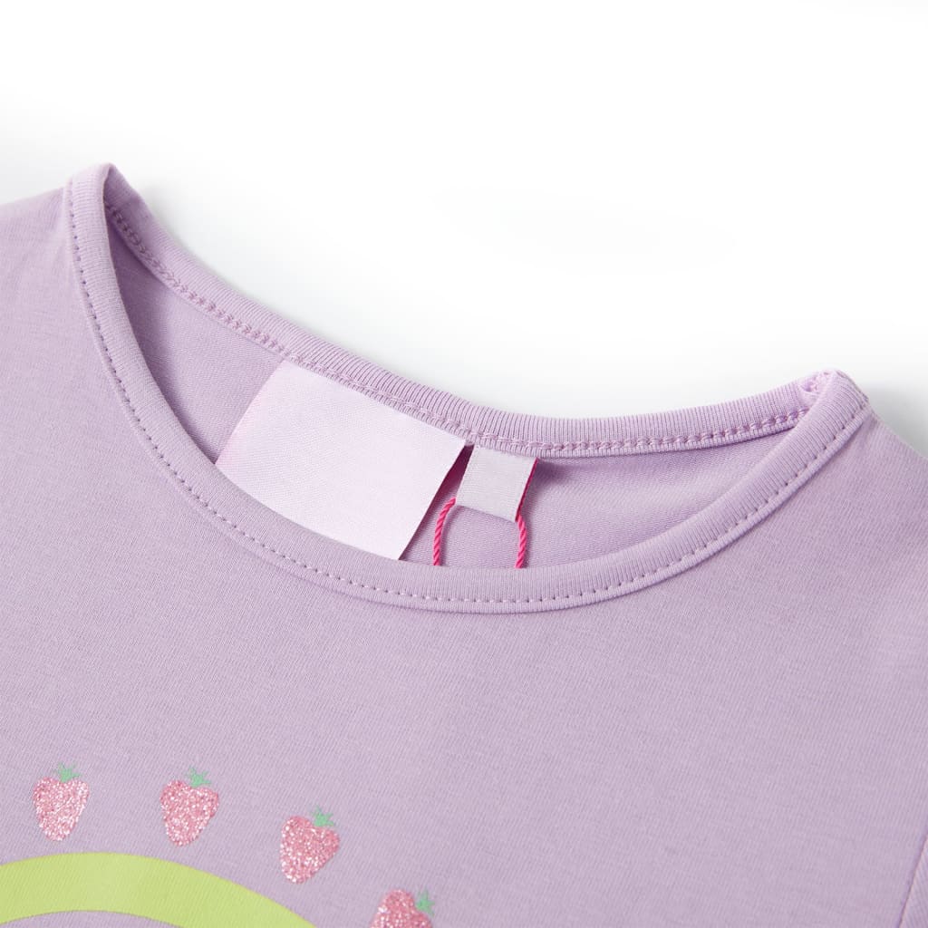 Vidaxl camisa para niños 128 lila