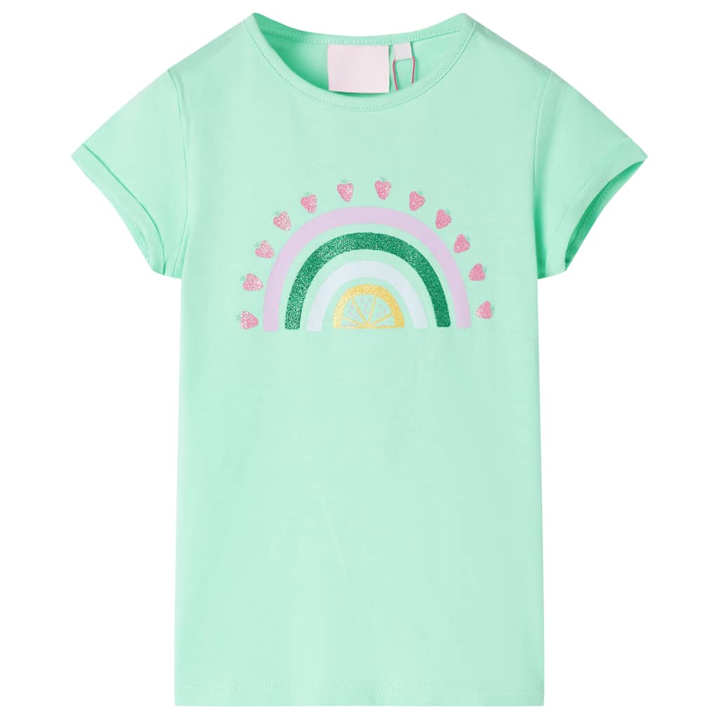 Vidaxl børneshirt 92 Bright Green