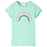 Vidaxl børneshirt 92 Bright Green