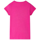 Vidaxl børneshirt 116 mørk pink