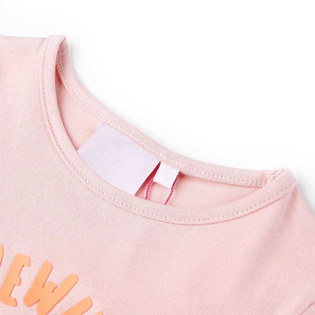 Vidaxl Child's Shirt 116 Rose clair