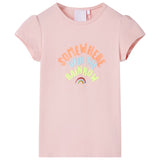 Vidaxl Camisa para niños 128 Rosa claro