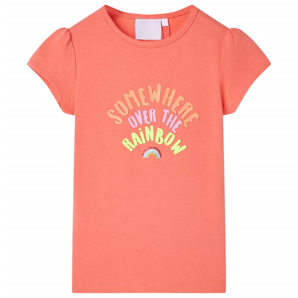 Vidaxl Children's shirt 128 Coral colored
