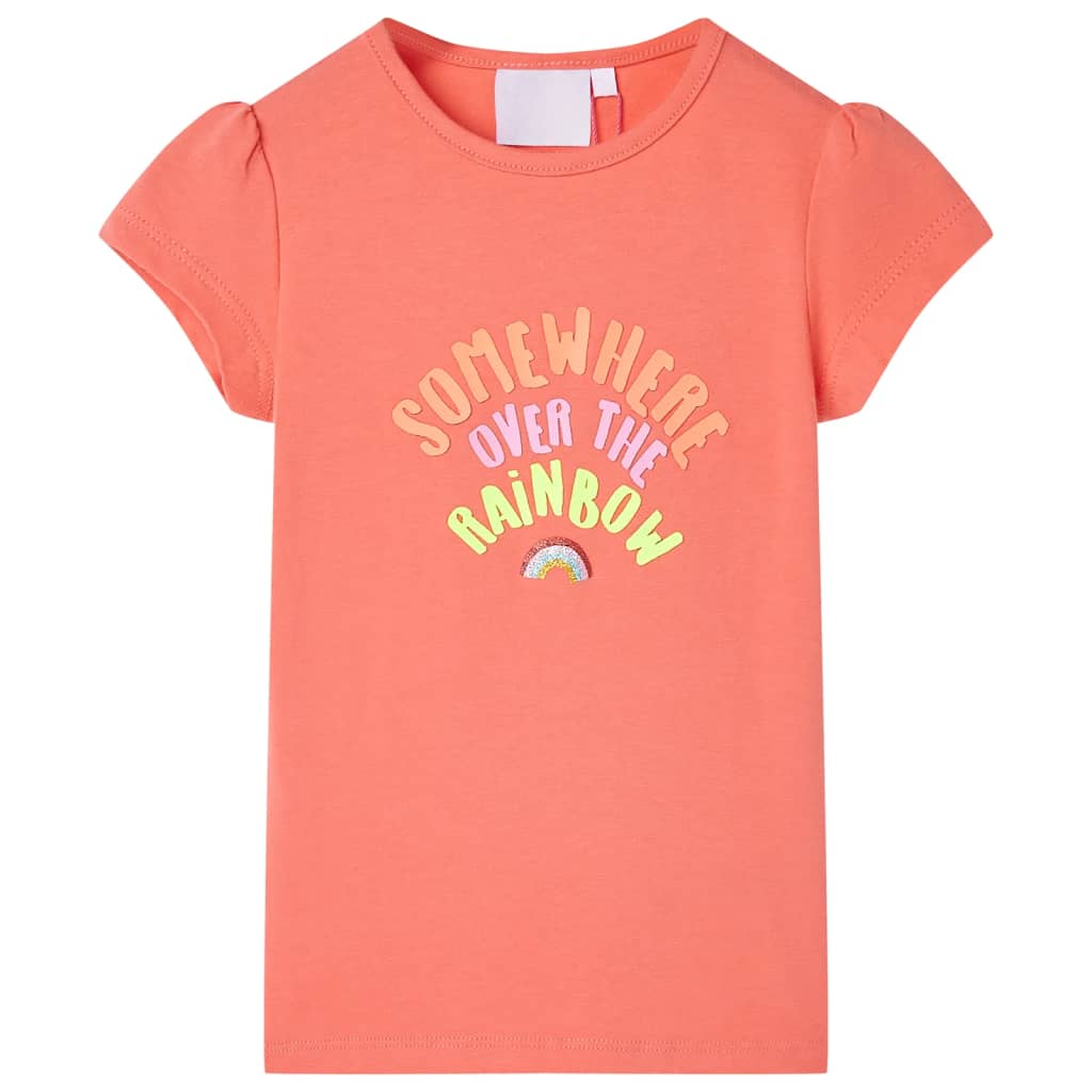 Vidaxl Children's shirt 140 Coral colored