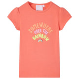 Vidaxl Children's shirt 140 Coral colored