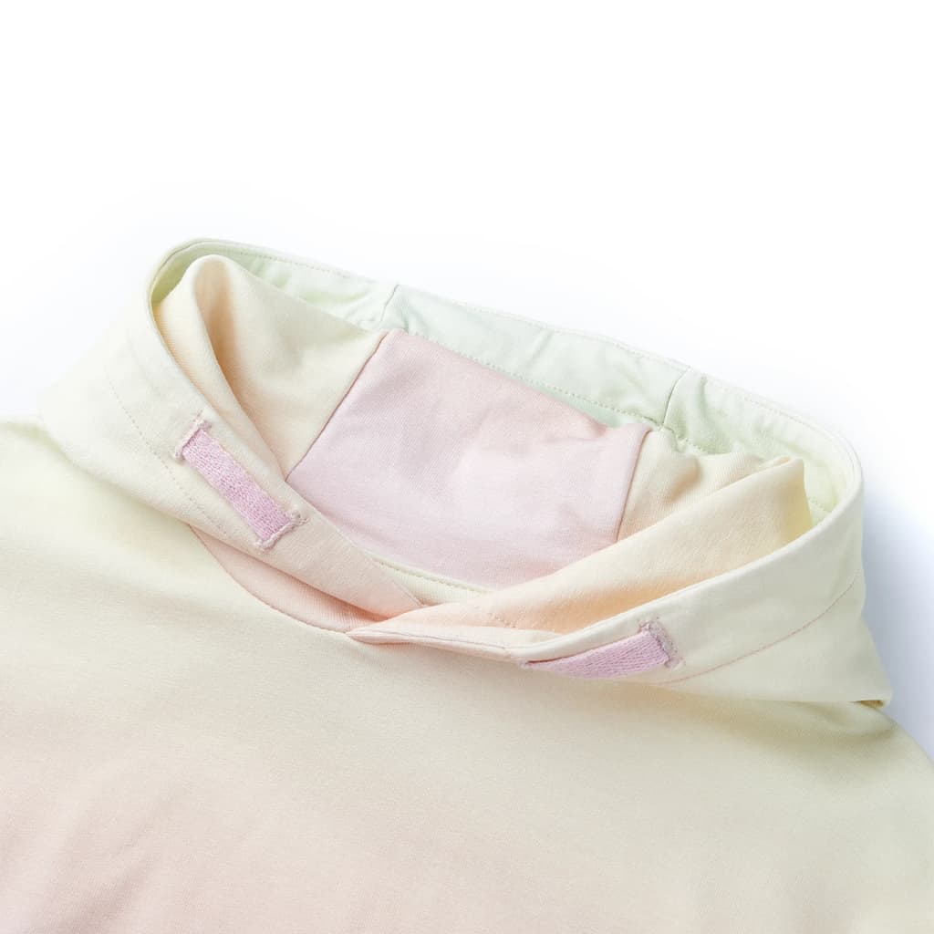 Vidaxl Kanner Pullover mat Hood 116 Star Wäiss