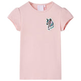 Vidaxl camisa para niños 140 rosa claro