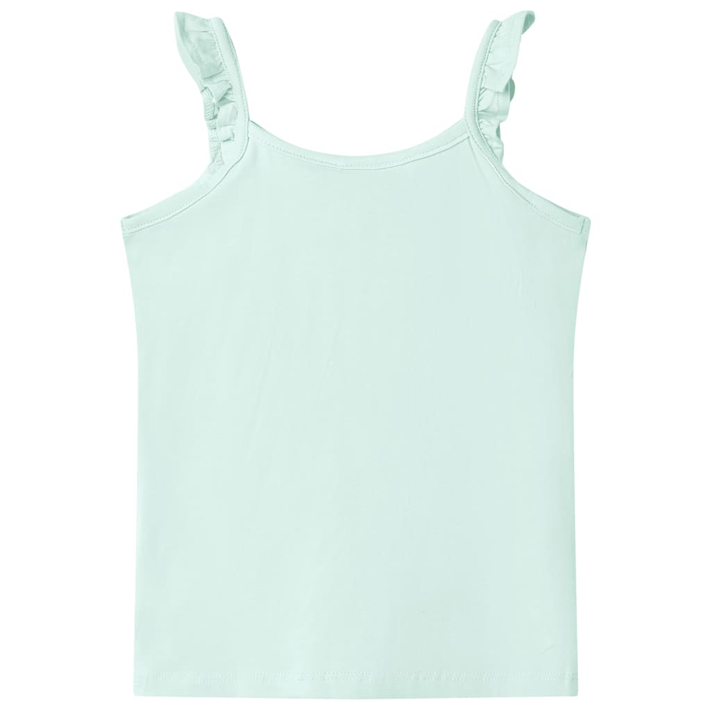 Vidaxl Children's top 92 light mint -colored