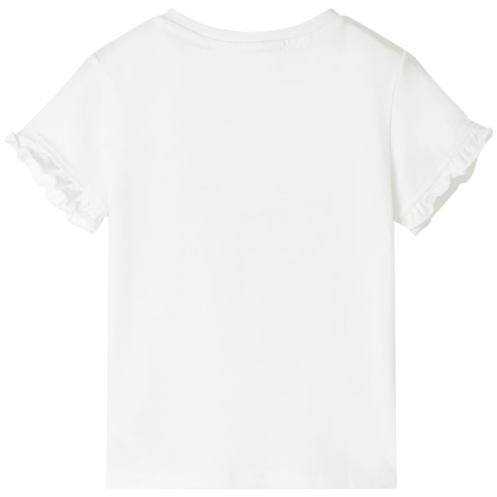 Vidaxl Camisa para niños 104 ECRU