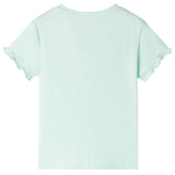 Vidaxl camisa para niños 104 menta ligera coloreada