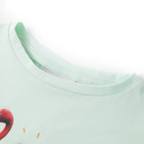 Vidaxl camisa para niños 104 menta ligera coloreada