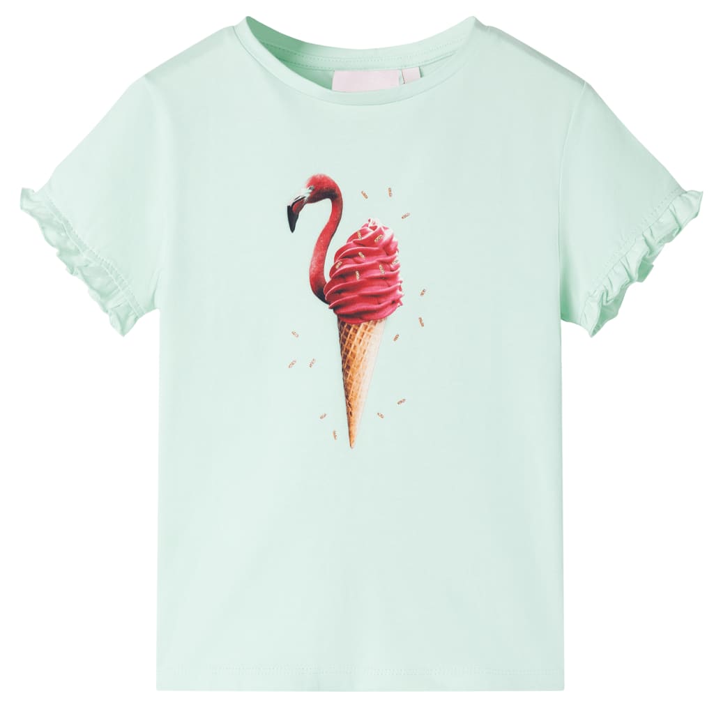 Vidaxl Camisa para niños 116 Light Mint
