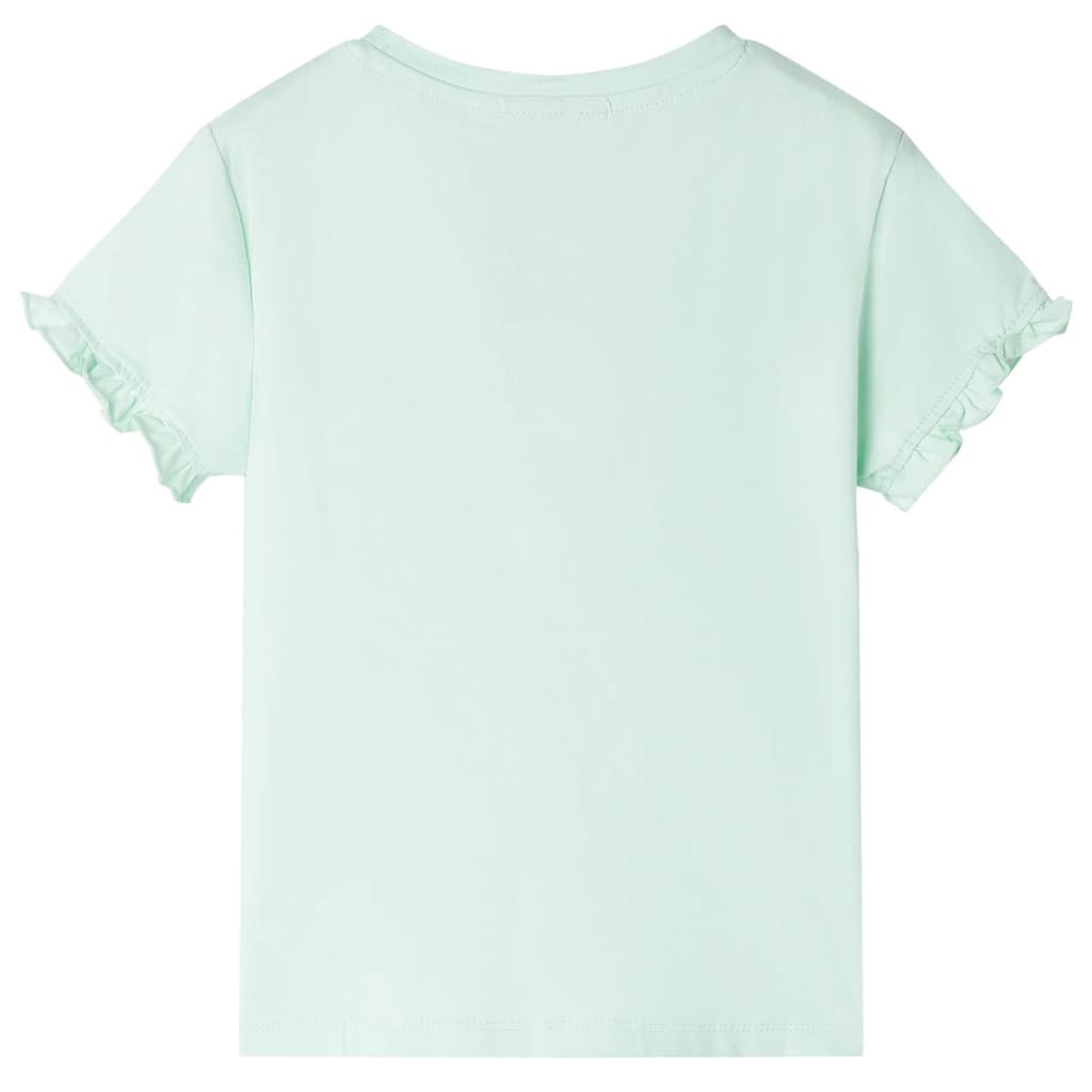 Vidaxl Camisa para niños 116 Light Mint