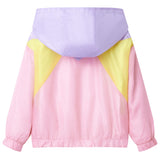 Vidaxl Children's jacket with hood 92 multi -colored