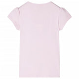 Vidaxl Children's shirt with cap sleeves 104 Soft pink