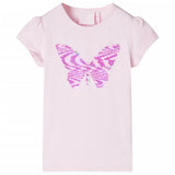 Dětská košile Vidaxl s rukávy Cap 128 Soft Pink