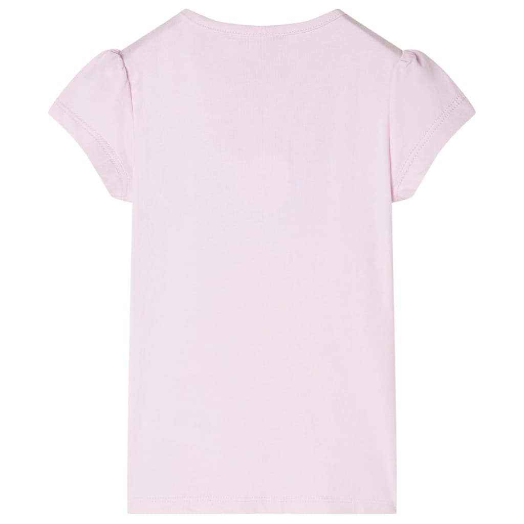 Dětská košile Vidaxl s rukávy Cap 128 Soft Pink