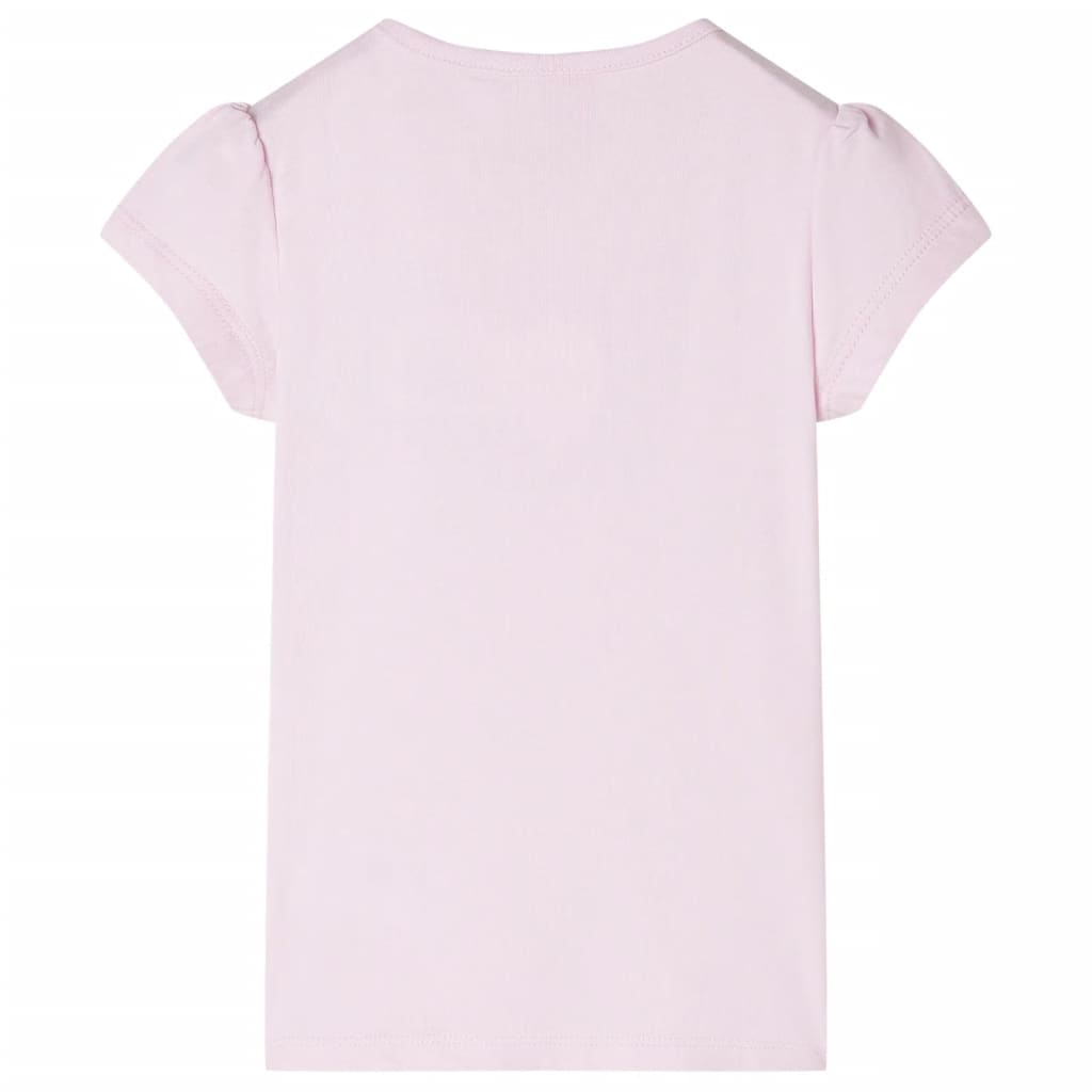 Dětská košile Vidaxl s rukávy Cap 140 Soft Pink