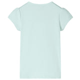 Dětská košile Vidaxl s rukávy Cap 92 Light Mint Color