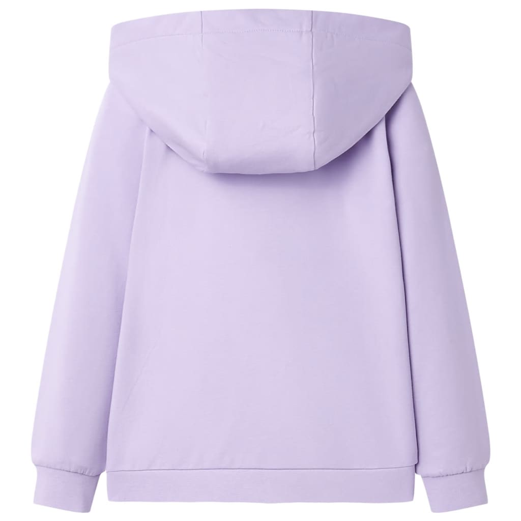 Chaleco infantil de Vidaxl con encapuchado 92 lila