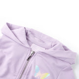 Chaleco infantil de Vidaxl con encapuchado 92 lila
