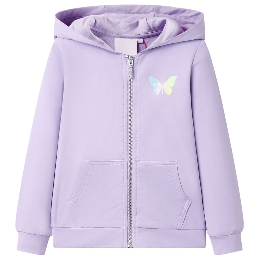 Vidaxl Children's vest with Hoody 128 Lila
