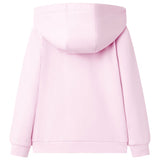 Vidaxl Children's vest with hood 116 light pink