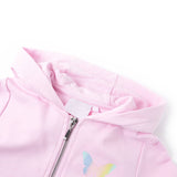 Vidaxl Children's vest with hood 116 light pink