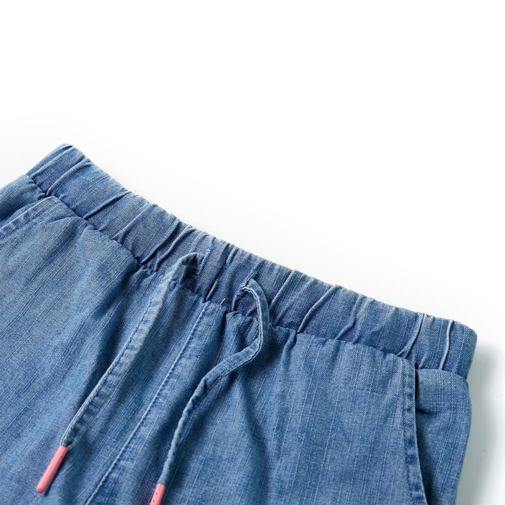 Vidaxl Children's Shorts 92 Denim blue