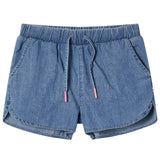 Vidaxl Children's Shorts 140 Denim blue