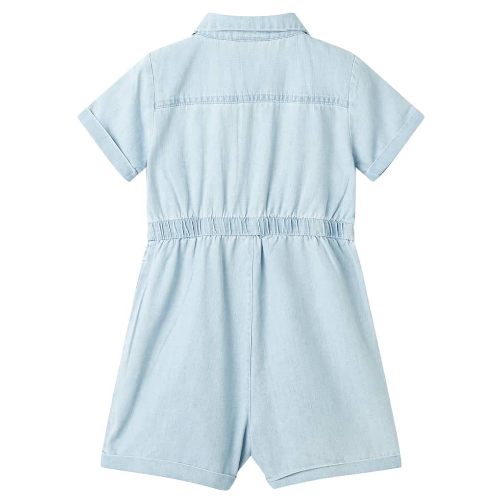 VidaXL Kindersesia with short sleeves 92 Soft blue