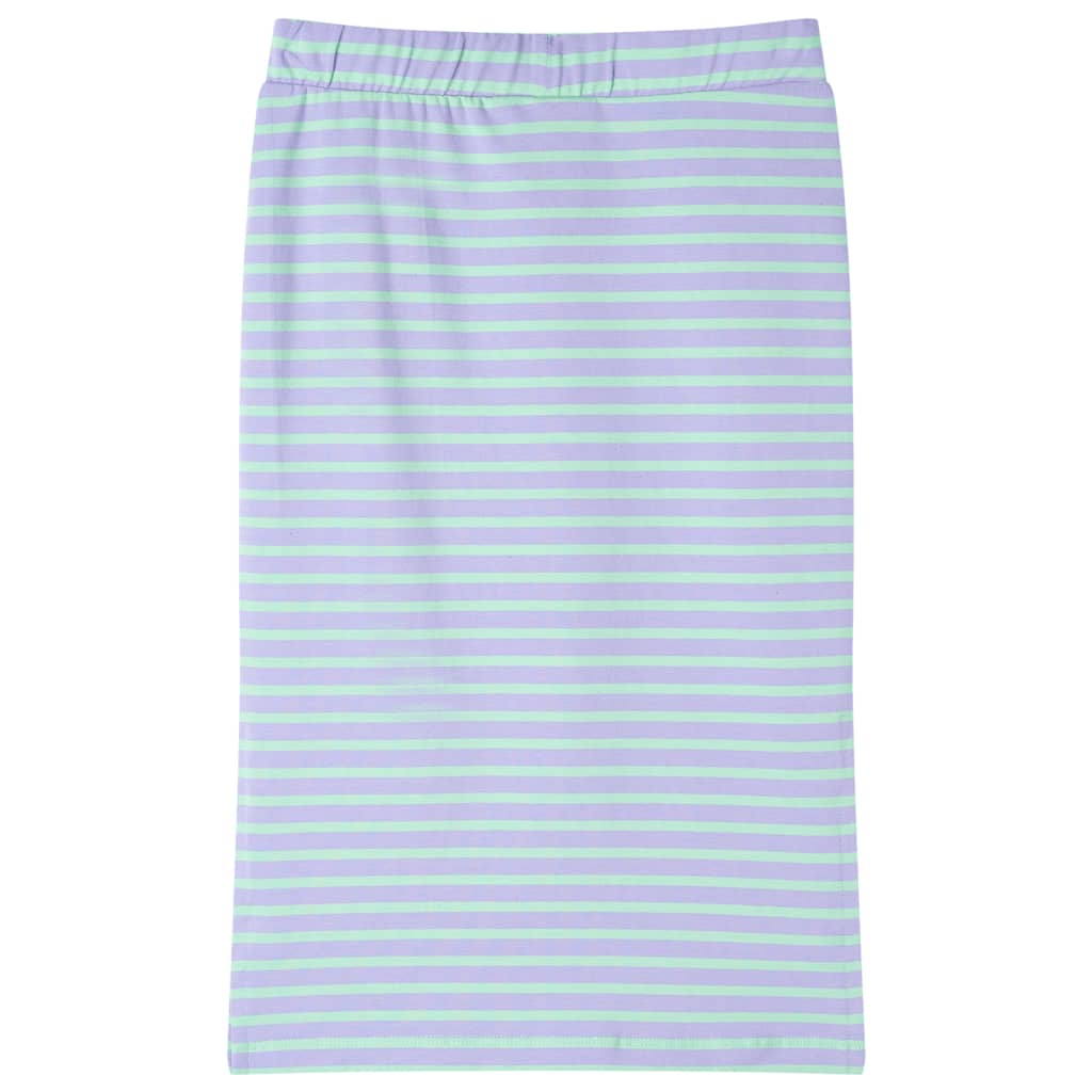 Dětská sukně Vidaxl rovně s pruhy 104 Felmint Colored