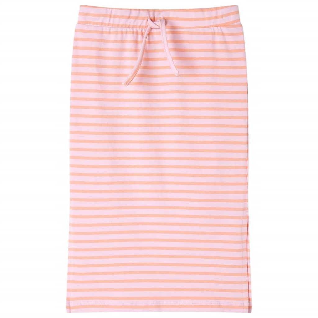 Vidaxl Children's skirt straight with stripes 104 pink