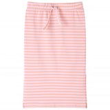 Vidaxl Children's skirt straight with stripes 104 pink