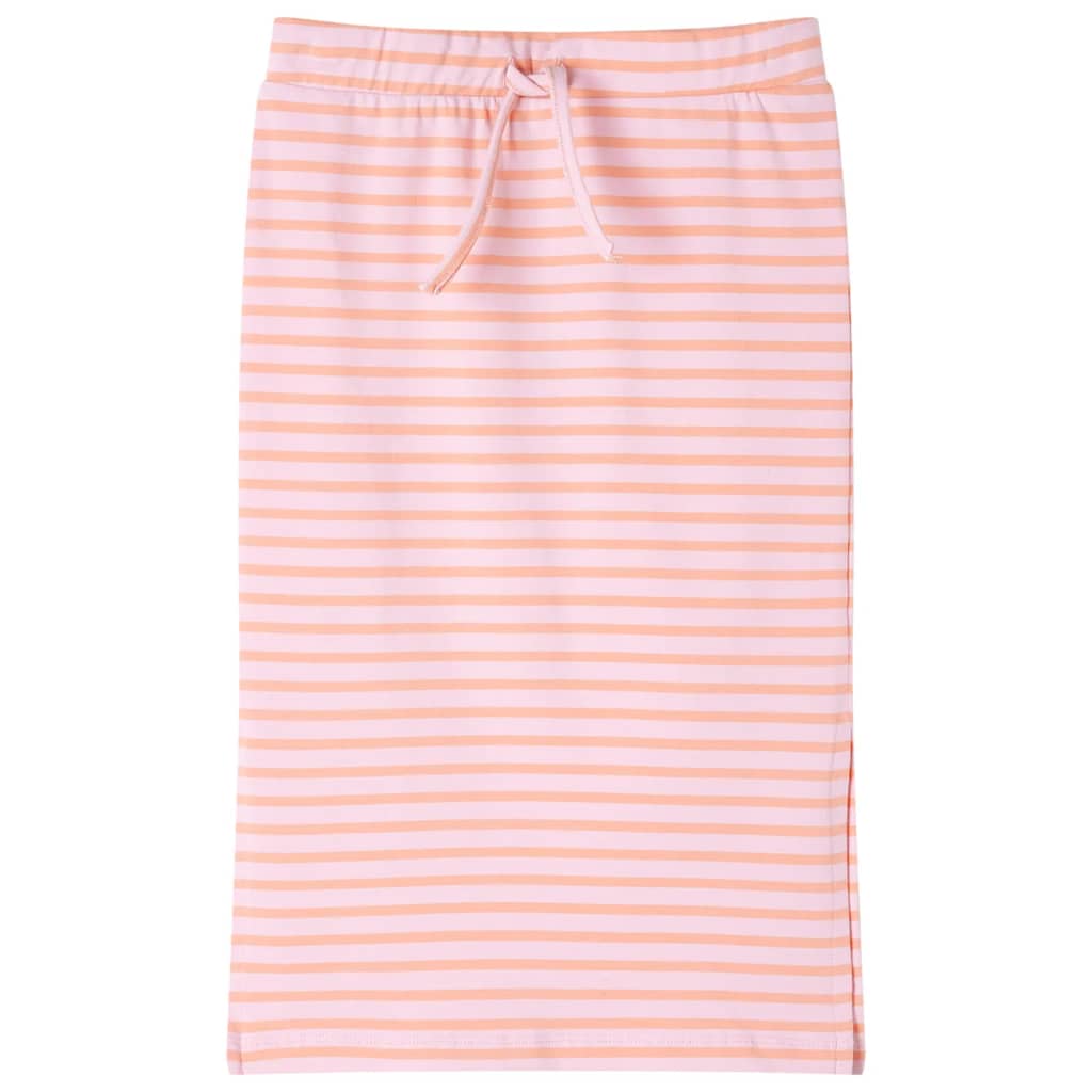 Vidaxl Children's skirt straight with stripes 116 pink