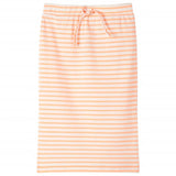 Gonna per bambini Vidaxl dritta con strisce 92 arancione fluorescente