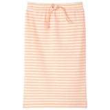 Gonna per bambini Vidaxl dritta con strisce 104 arancione fluorescente
