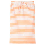 Vidaxl falda infantil recta con rayas 116 naranja fluorescente