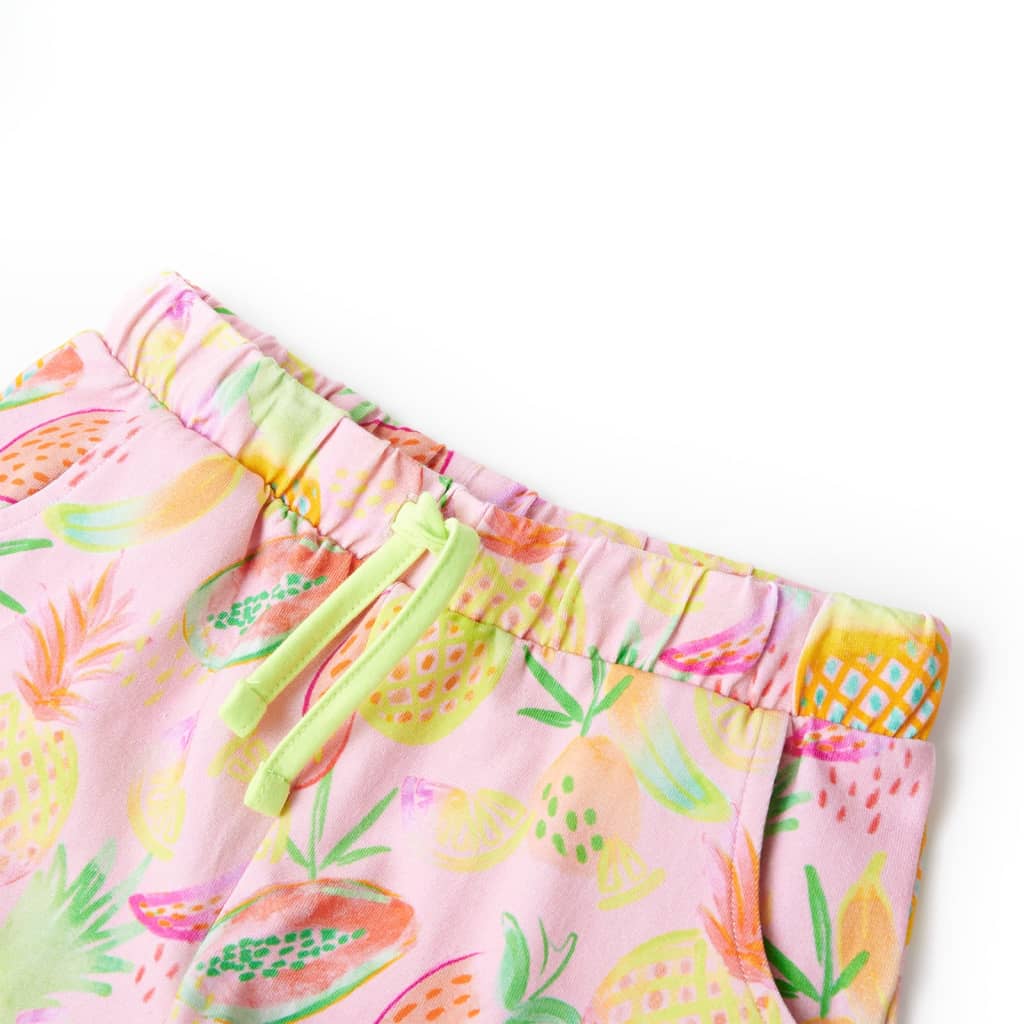 Vidaxl Children's Short with Trekoord 92 Soft pink