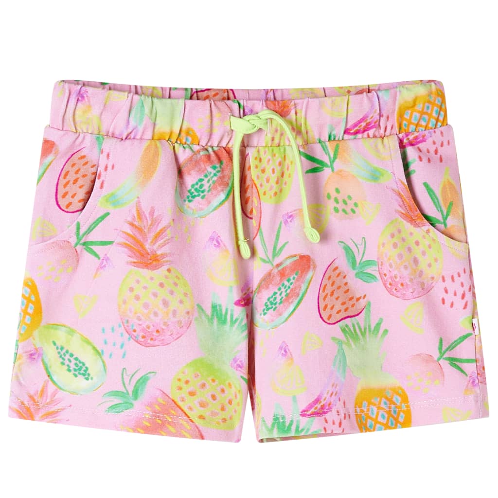 Vidaxl Børns korte med Trekoord 116 Soft Pink