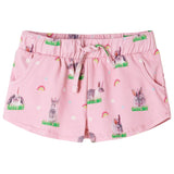 Vidaxl dětské šortky s Trekoord 92 Light Pink